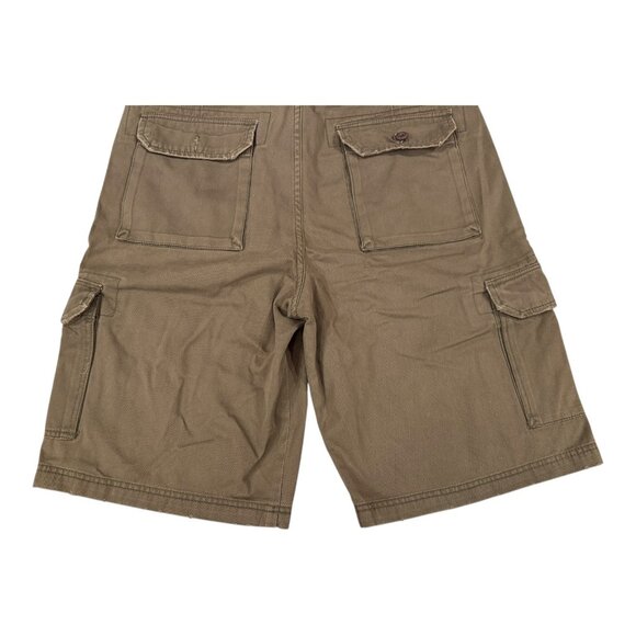 Jordan Craig Cargo Shorts Men’s 34 Brown Utility Cotton Workwear Streetwear - Picture 5 of 7